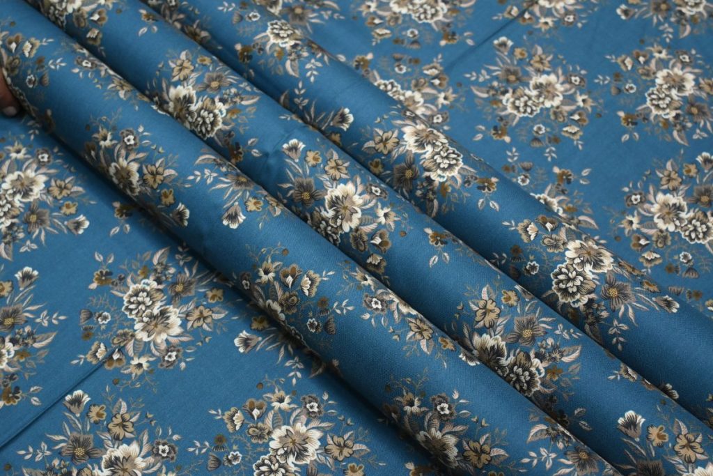 Marina Wool Two Piece Colour # Blue - Abbas Cloth House